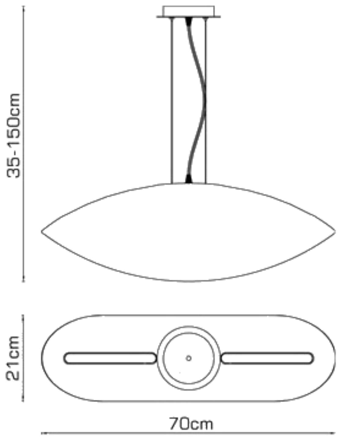 Pasion Gloss Black Ceiling Lights Mantra Single Pendant